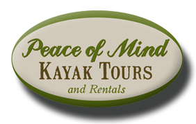 PEACE OF MIND KAYAK TOURS Logo